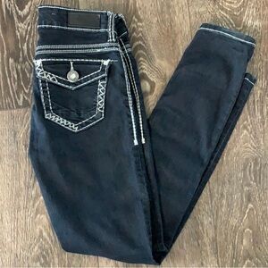 Daytrip Lynx Skinny Jeans - Dark Blue
